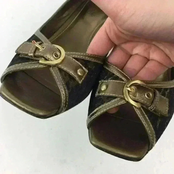 Nickels Soft Heel 7.5 Kalel Cheetah Print Peep Toe - Picture 7 of 8